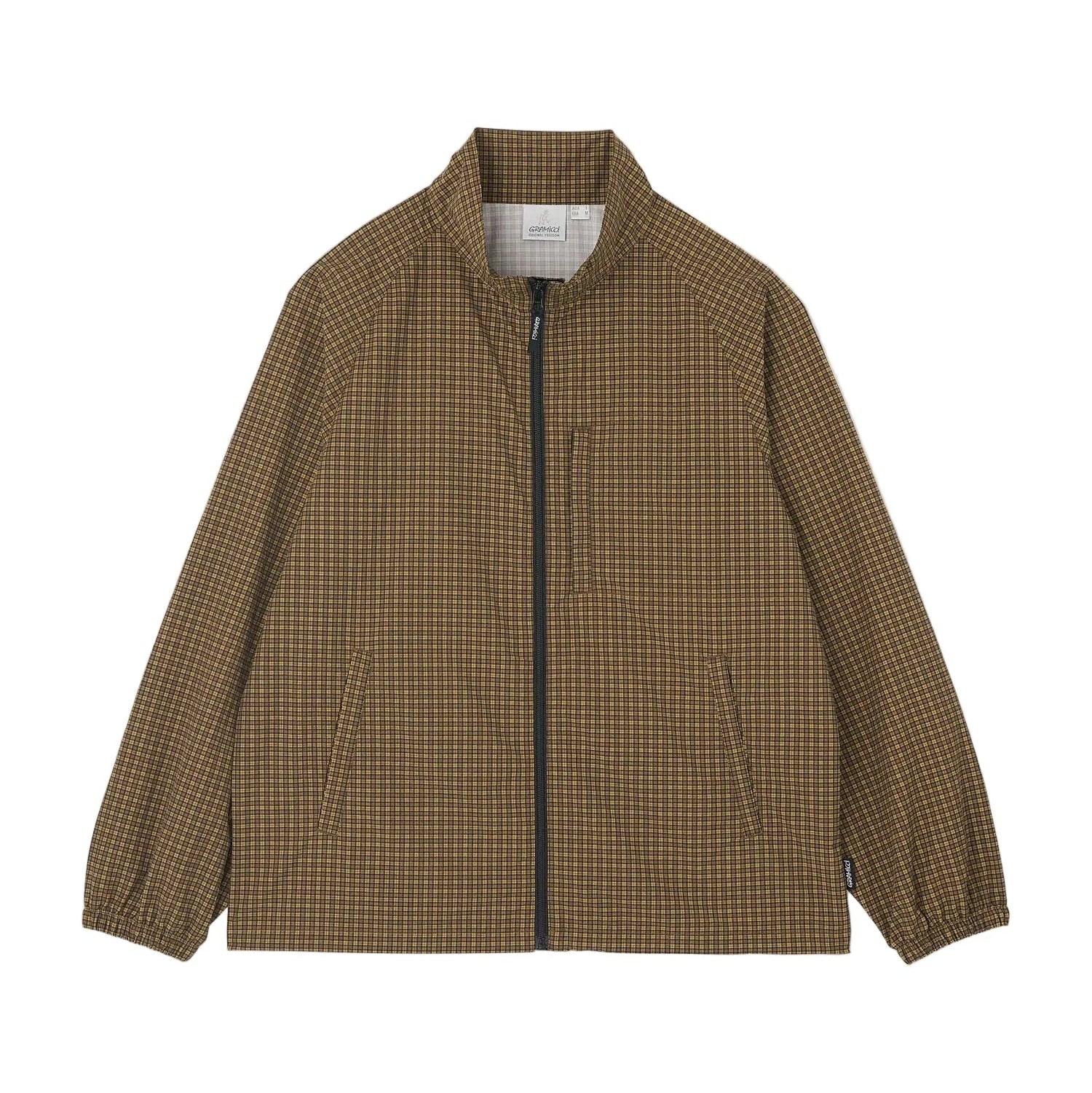 Gramicci Mini Check Nylon Jacket - Brown Check