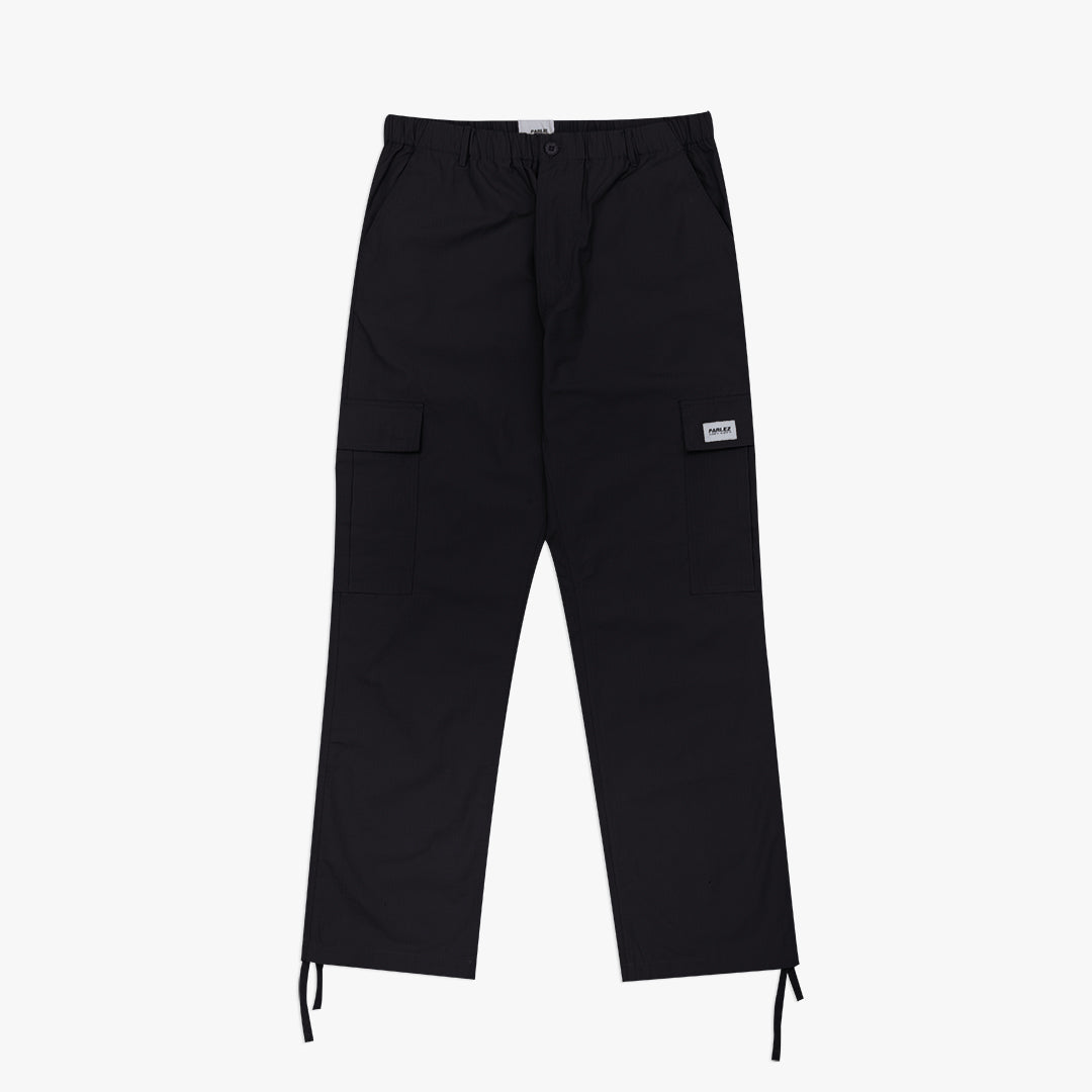 Parlez Gilbert Cargo Trousers - Black