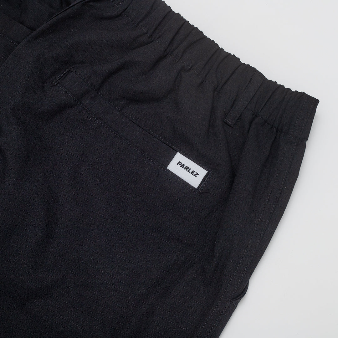 Parlez Gilbert Cargo Trousers - Black
