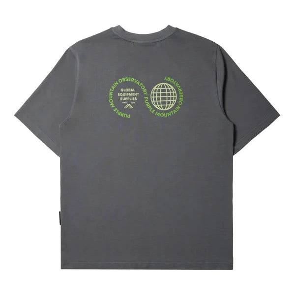 PMO Globe T-Shirt - Storm Grey