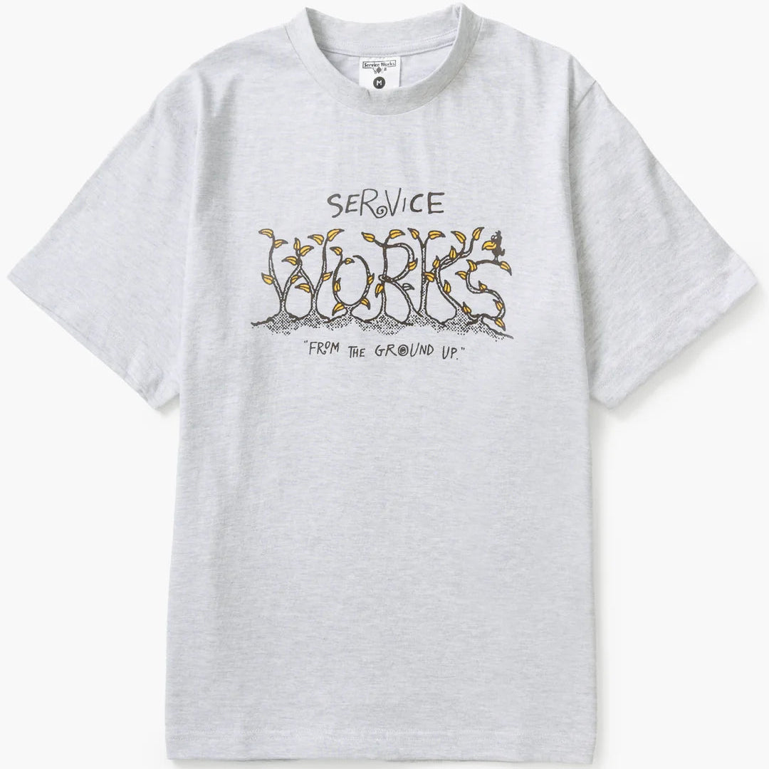 Service Works Ground Up T-Shirt - Ash