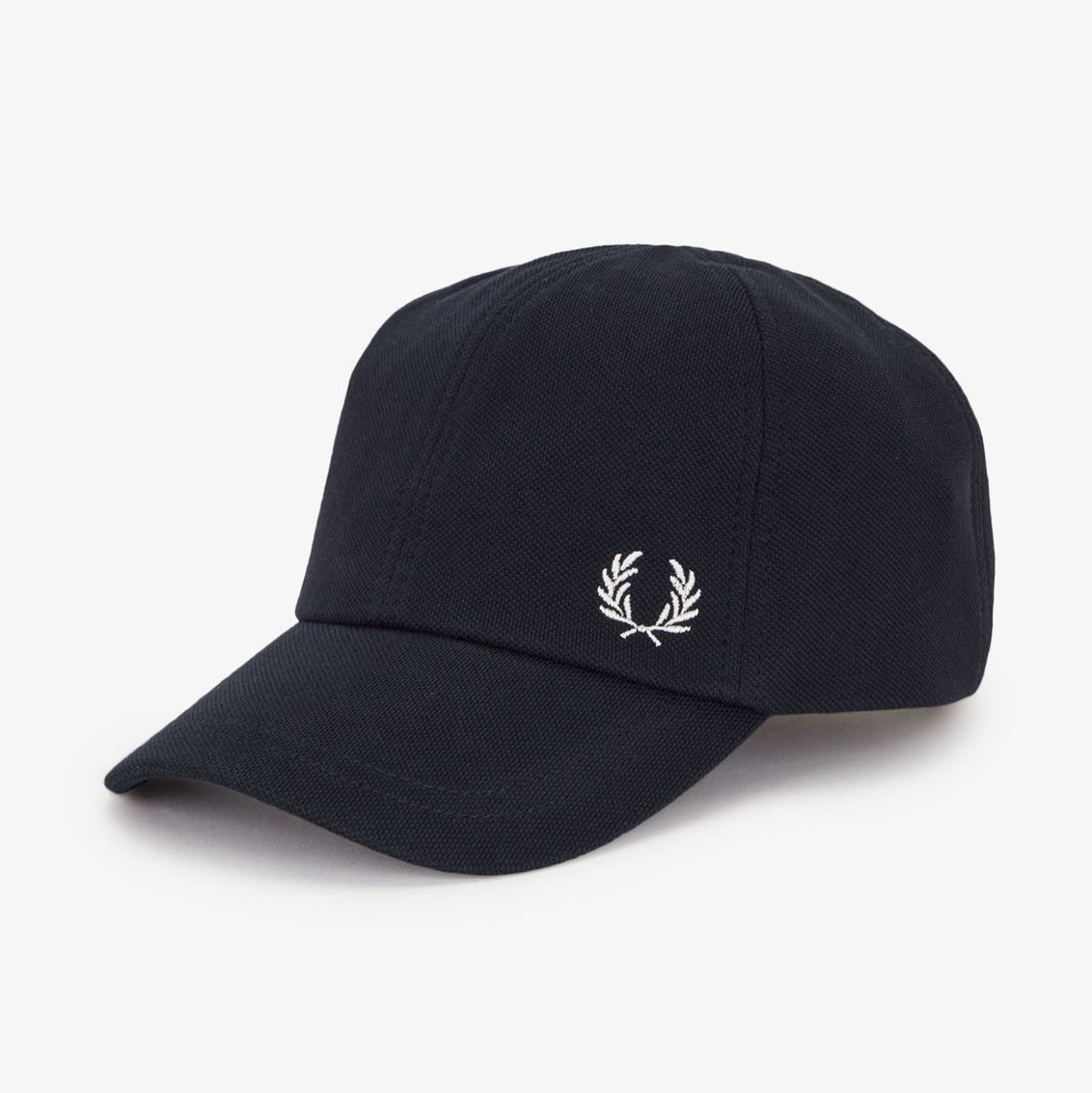Fred Perry Pique Classic Cap - Navy / Snow White