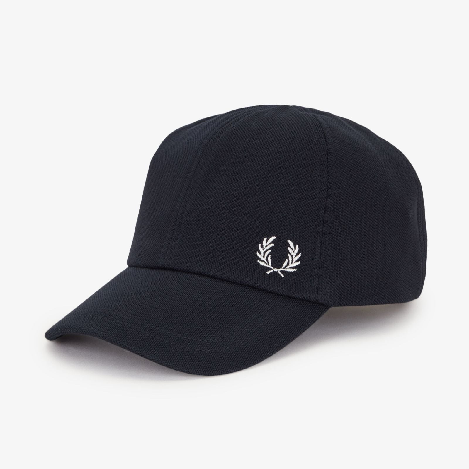 Fred Perry Pique Classic Cap - Navy / Snow White