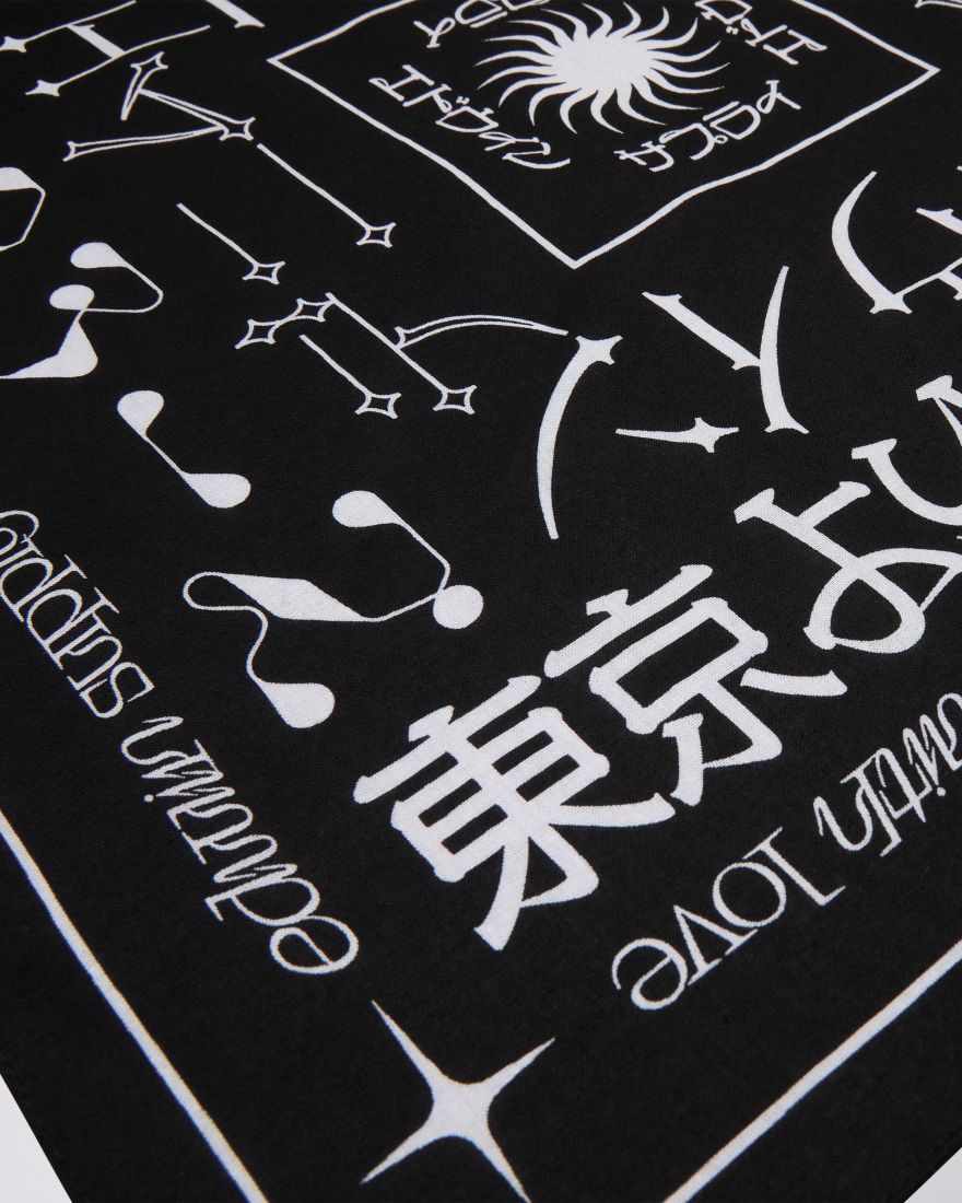 Edwin Bandana - Black / White