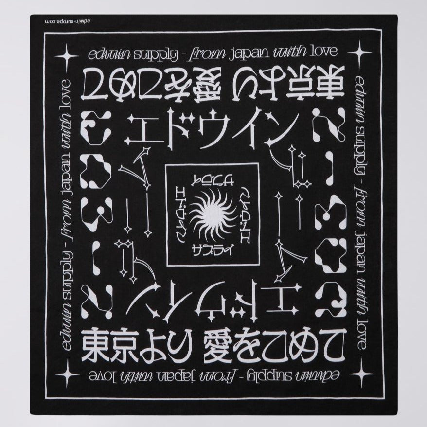 Edwin Bandana - Black / White