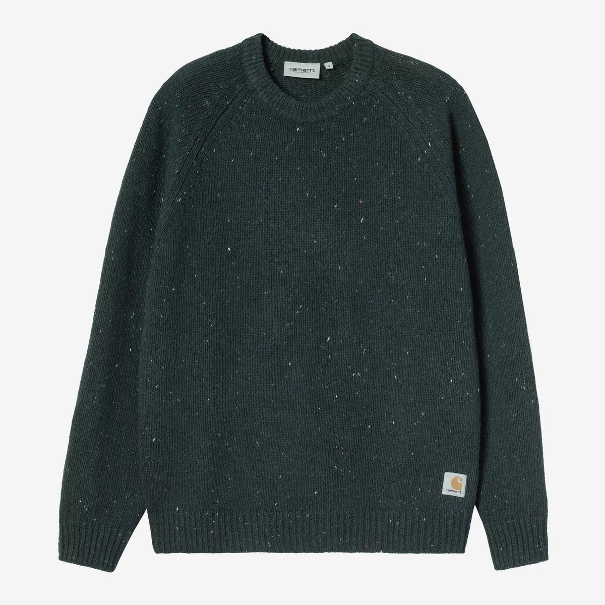 Carhartt WIP Anglistic Sweater - Speckled Deep Lagoon