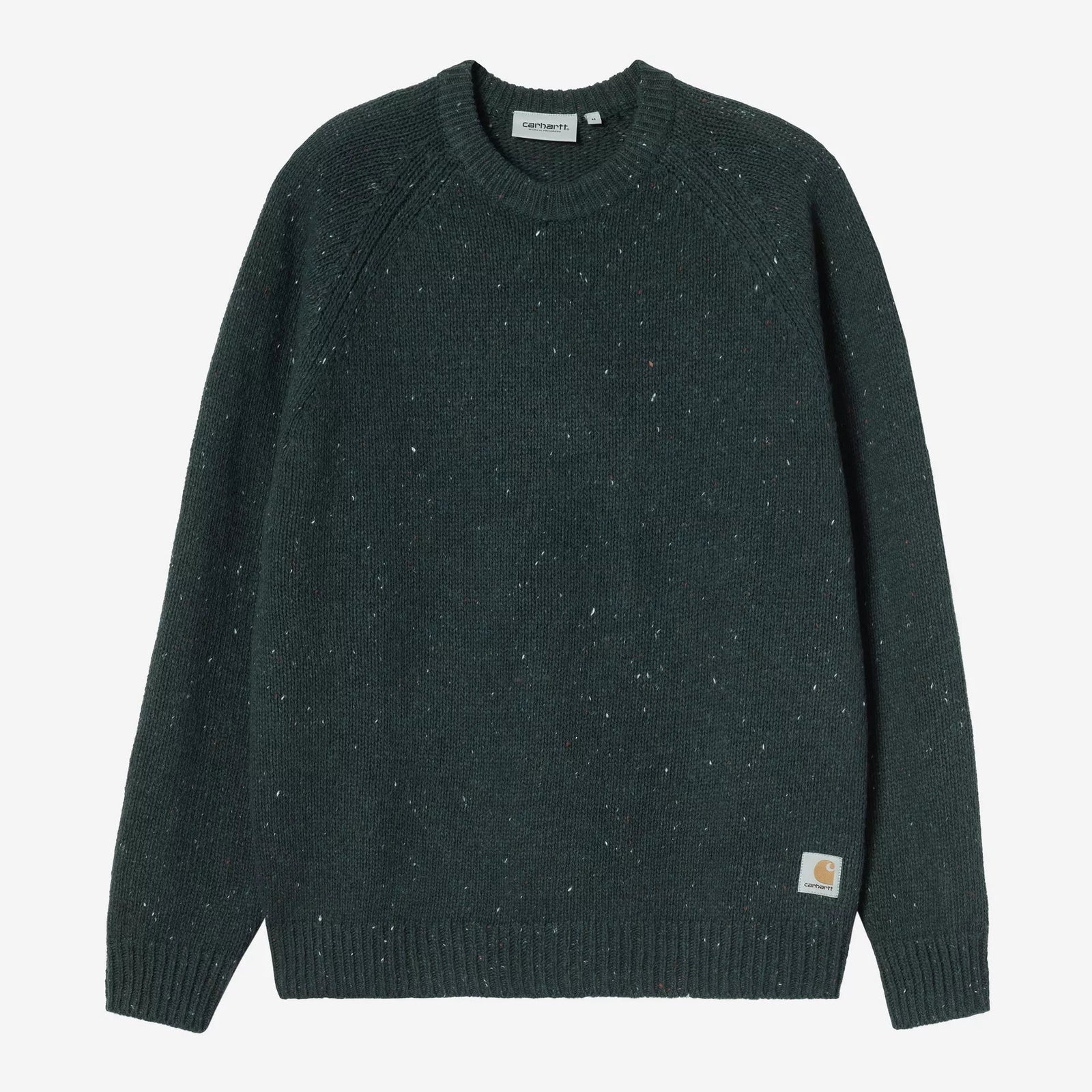 Carhartt WIP Anglistic Sweater - Speckled Deep Lagoon