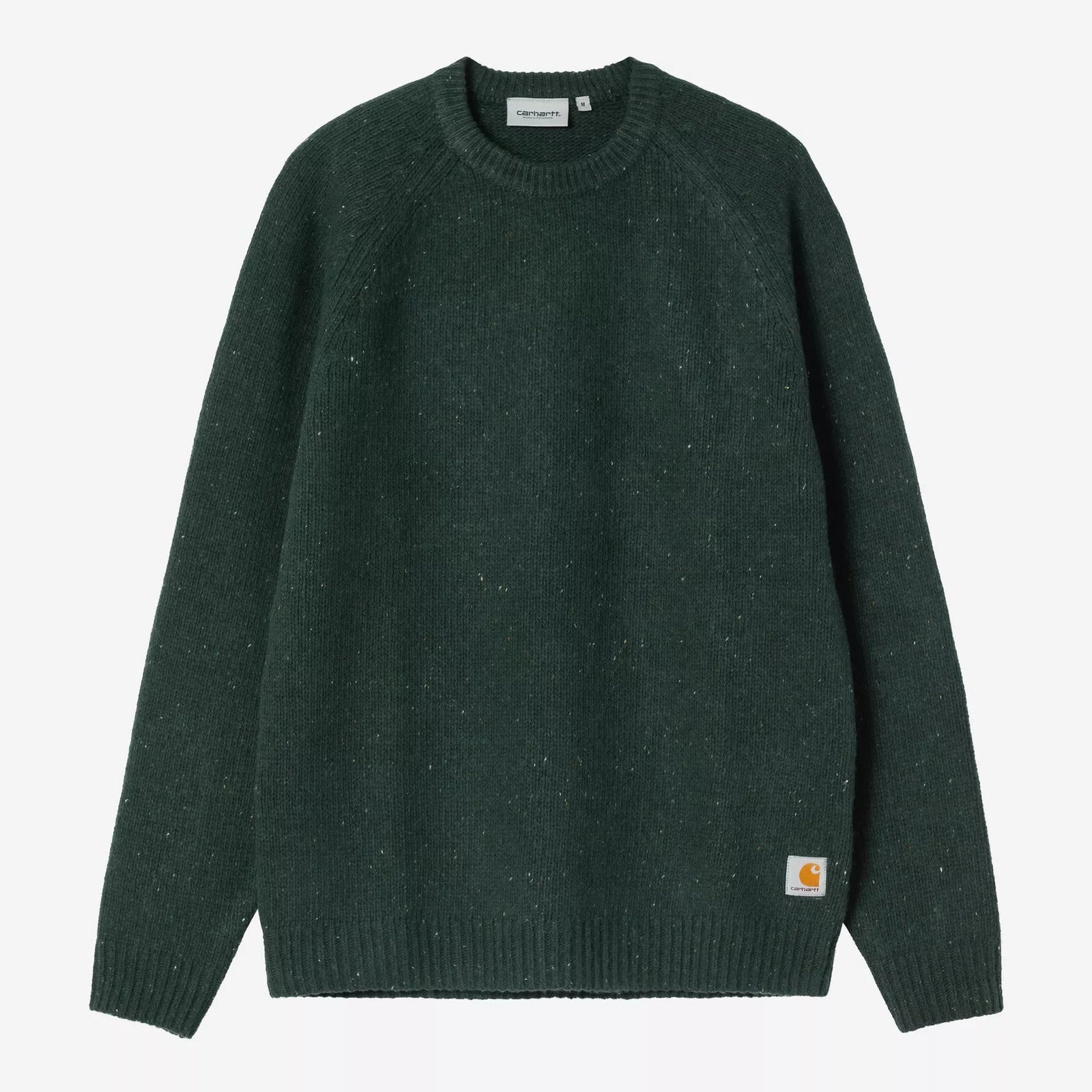 Carhartt WIP Anglistic Sweater - Speckled Dark Scarab