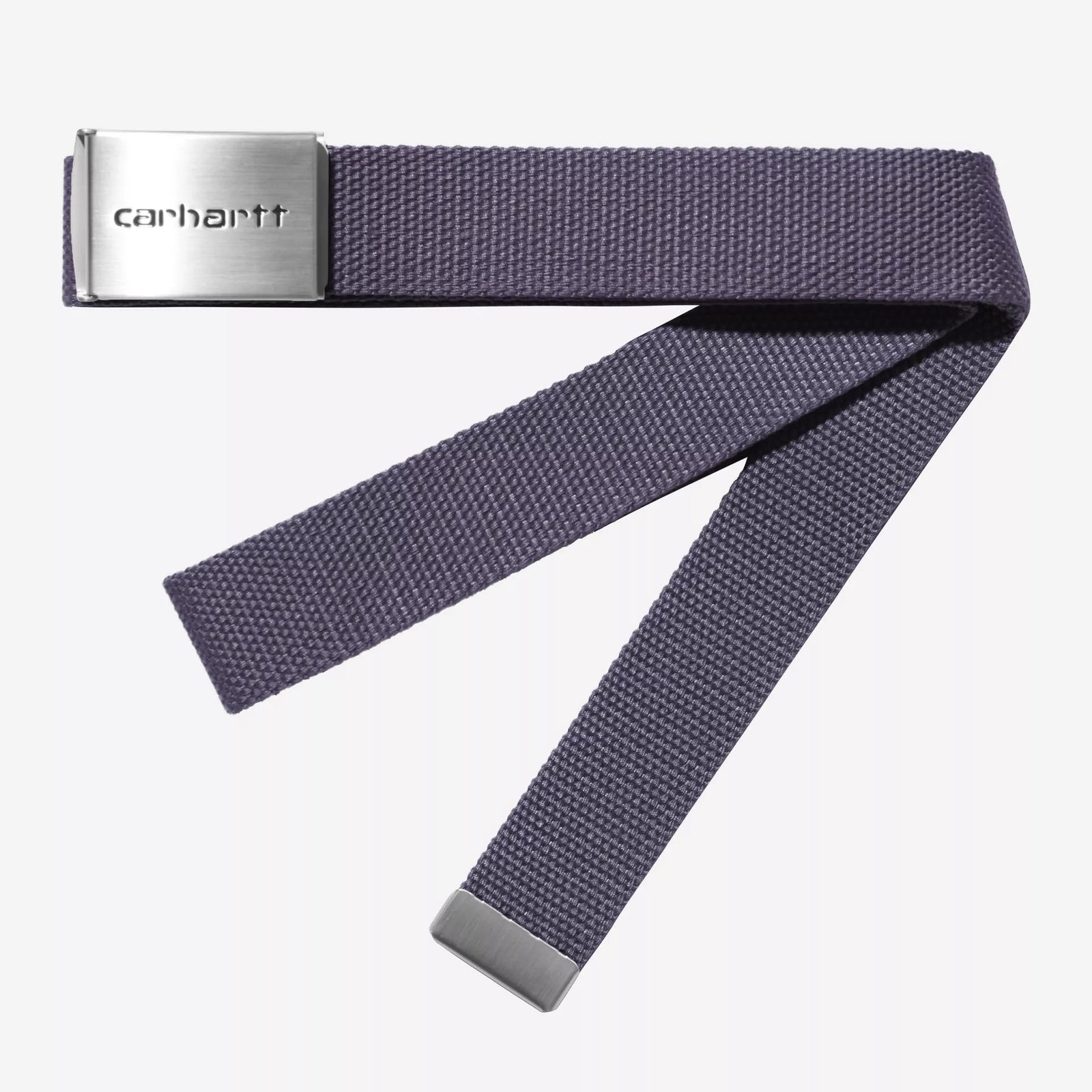 Carhartt WIP Clip Belt Chrome - Shady Purple