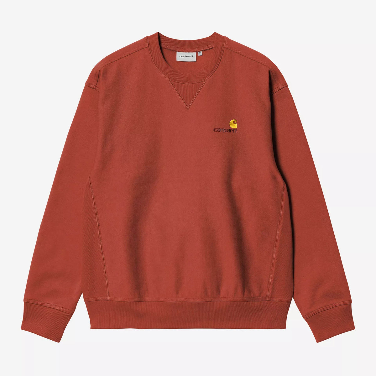 Carhartt WIP American Script Sweat - Oxide Red