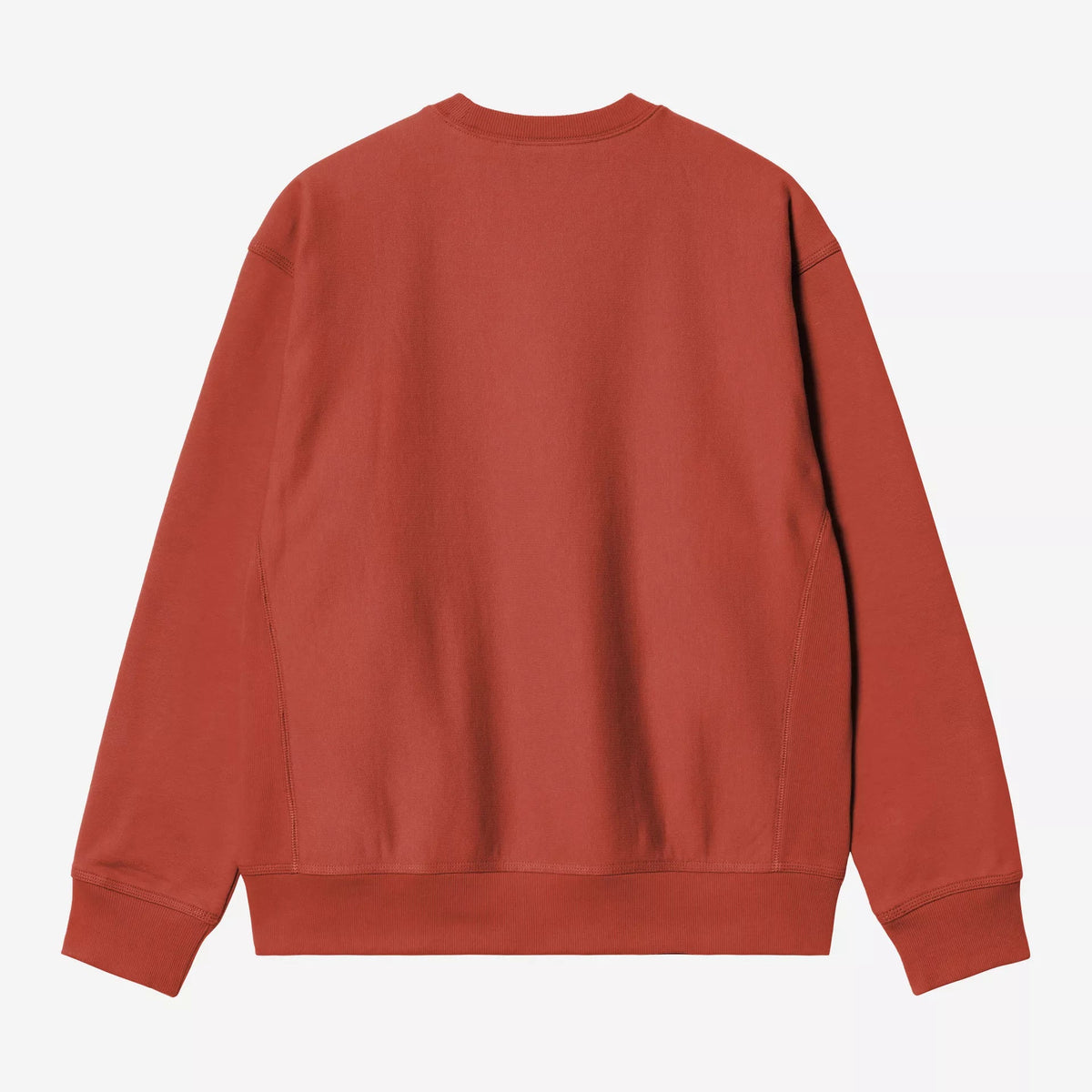 Carhartt WIP American Script Sweat - Oxide Red
