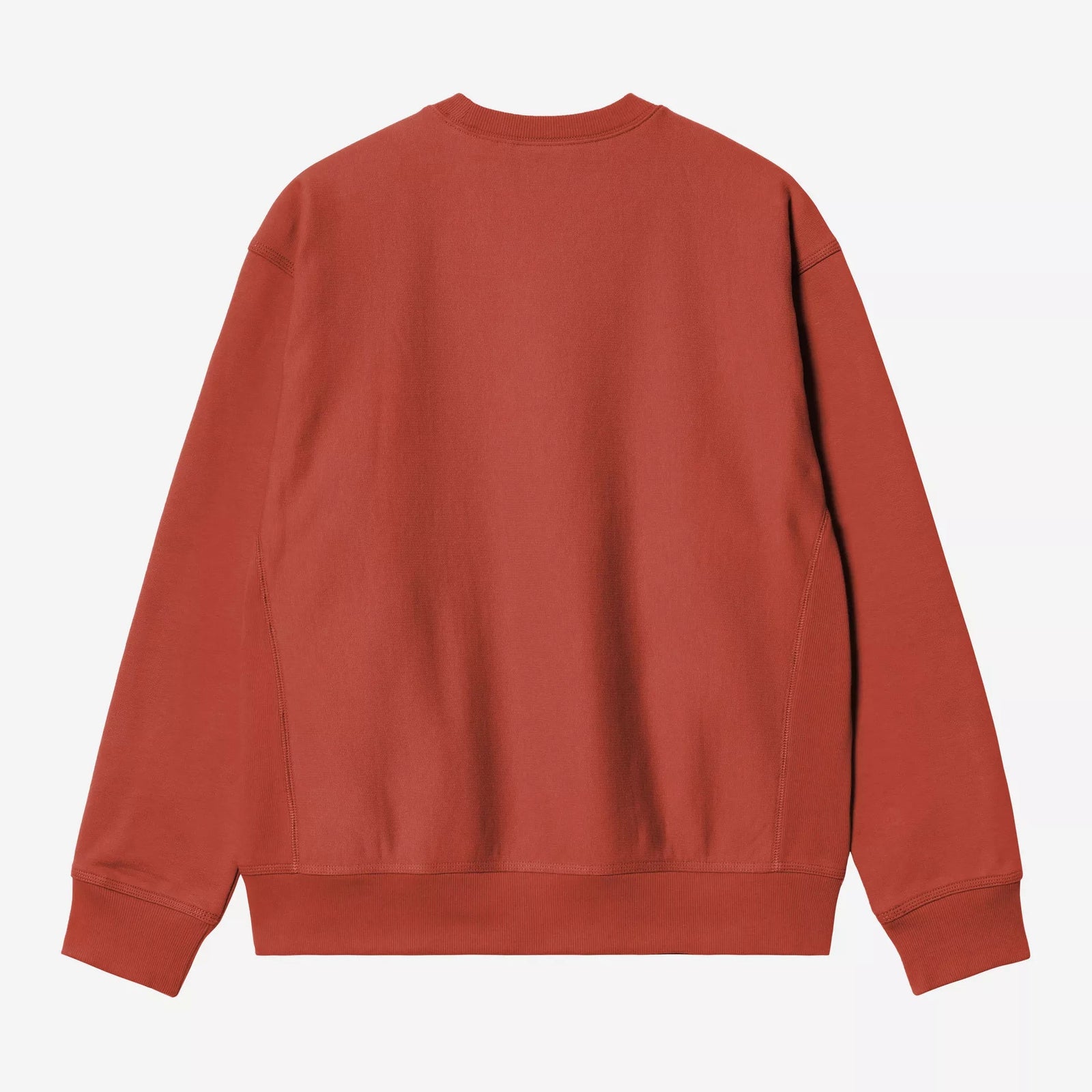 Carhartt WIP American Script Sweat - Oxide Red
