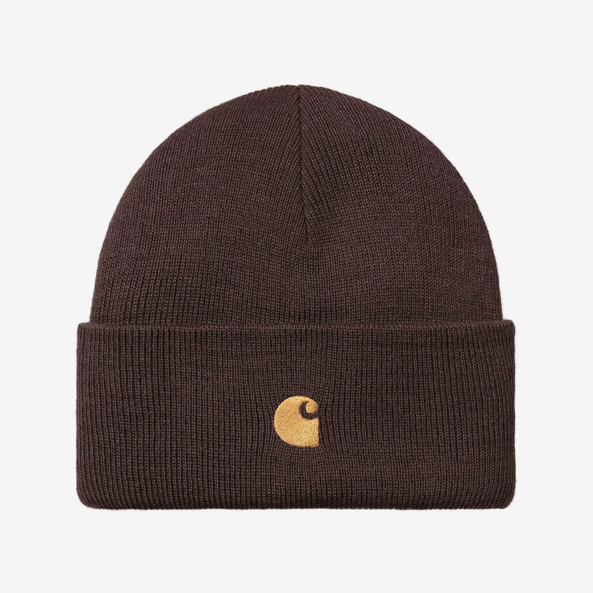 Carhartt WIP Chase Beanie - Palisander / Gold