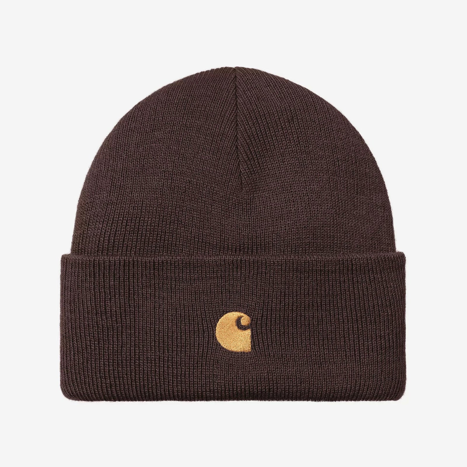 Carhartt WIP Chase Beanie - Palisander / Gold