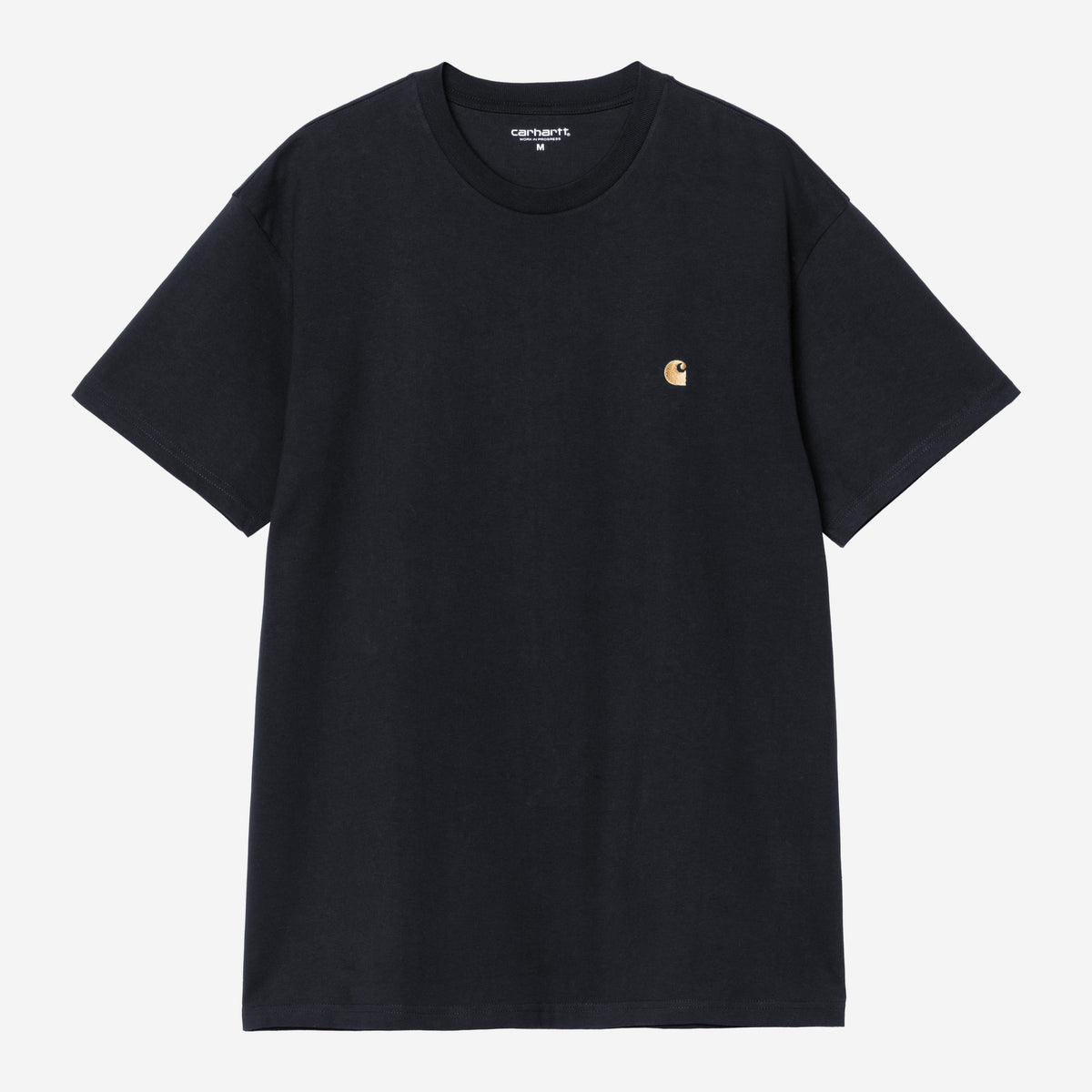 Carhartt WIP Chase T-Shirt - Dark Navy / Gold
