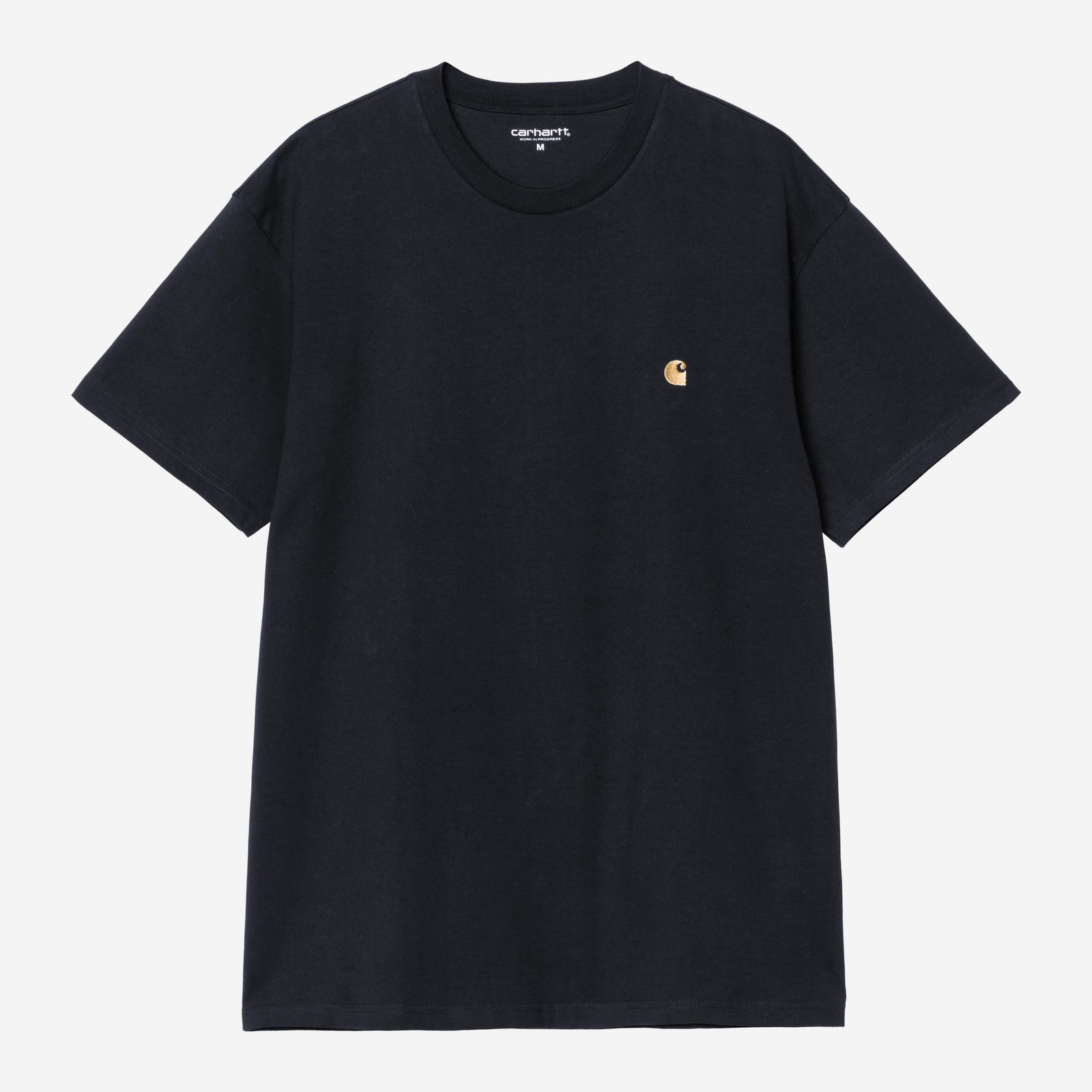 Carhartt WIP Chase T-Shirt - Dark Navy / Gold