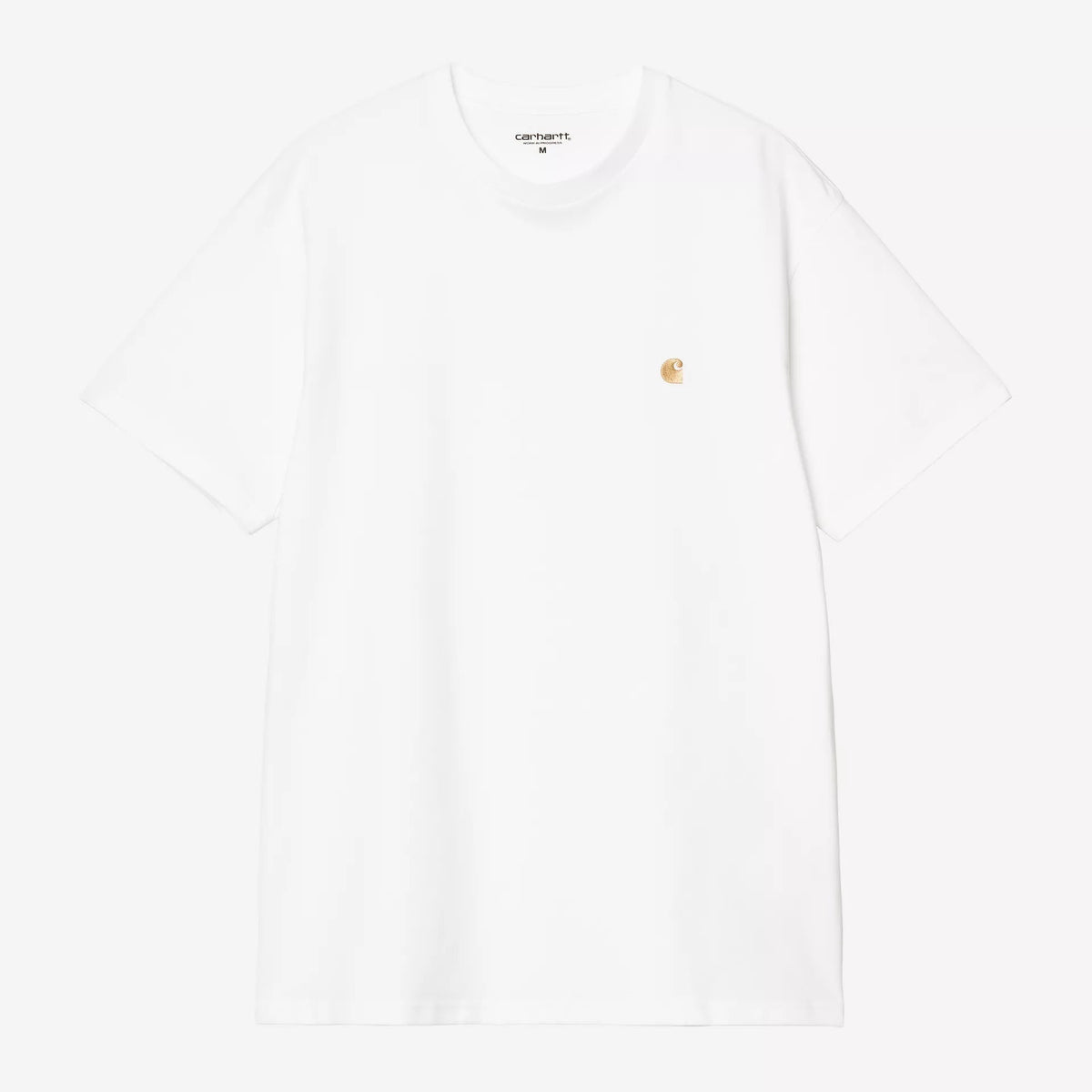 Carhartt WIP Chase T-Shirt - White / Gold