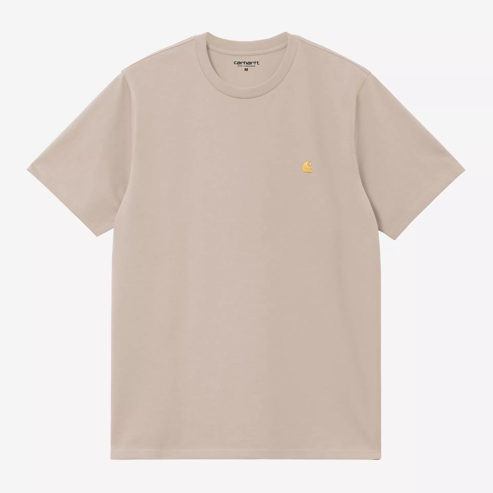 Carhartt WIP Chase T-Shirt - Fleur De Sel / Gold