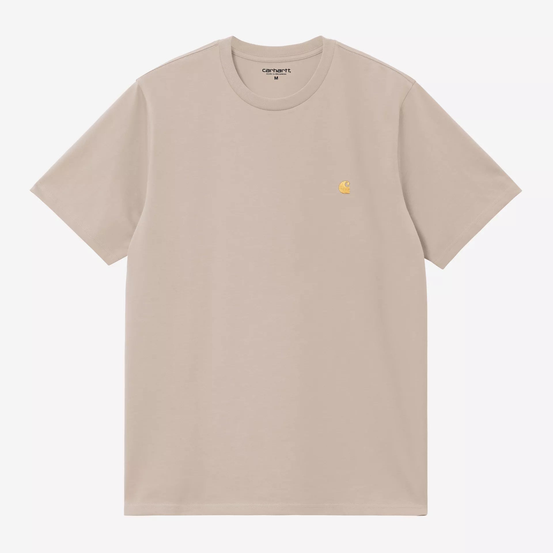 Carhartt WIP Chase T-Shirt - Fleur De Sel / Gold