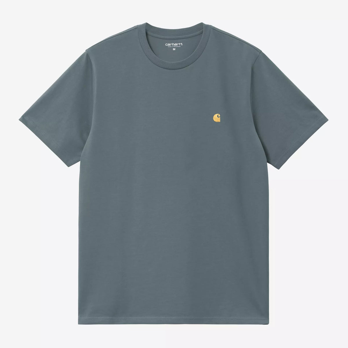 Carhartt WIP Chase T-Shirt - Cozy Blue / Gold