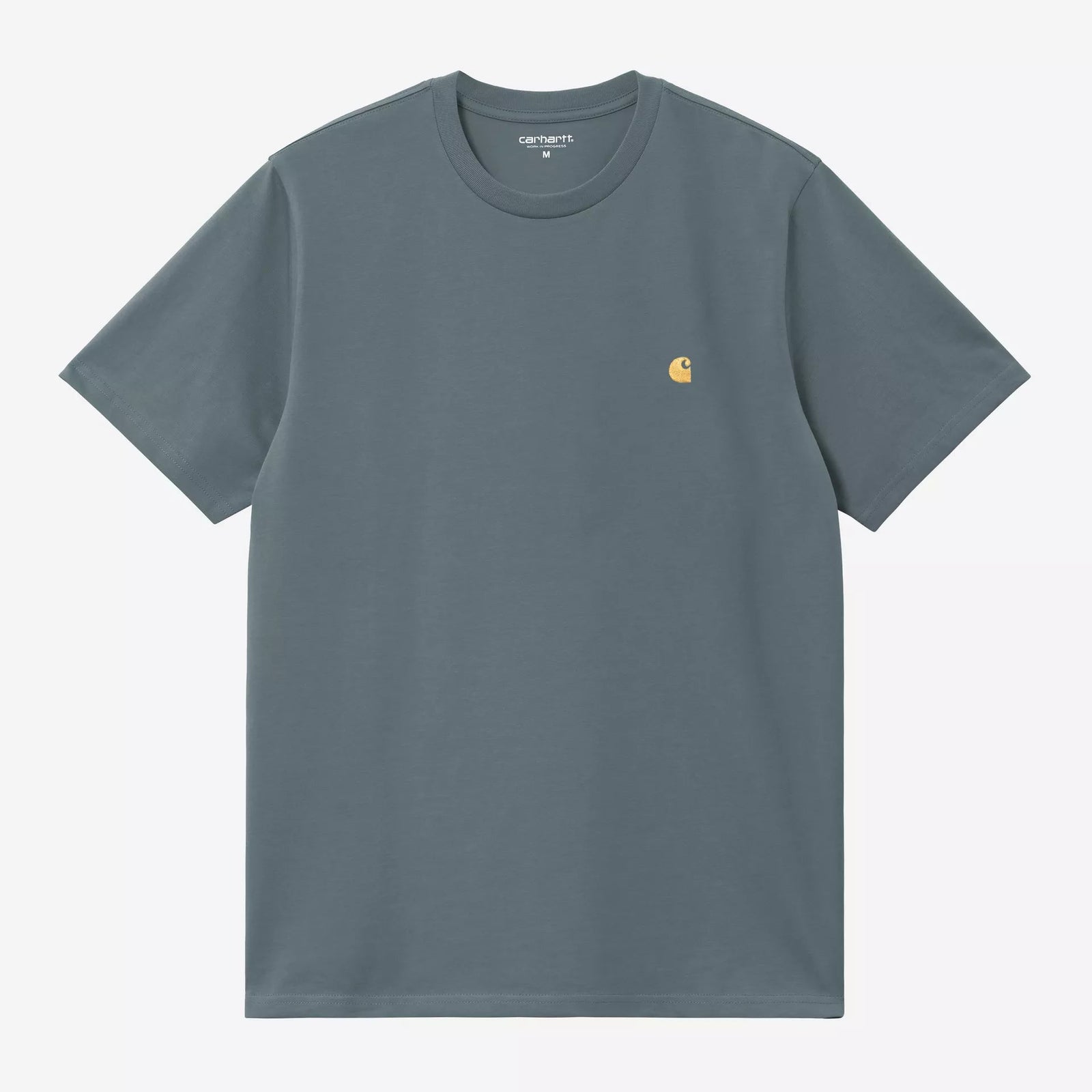 Carhartt WIP Chase T-Shirt - Cozy Blue / Gold