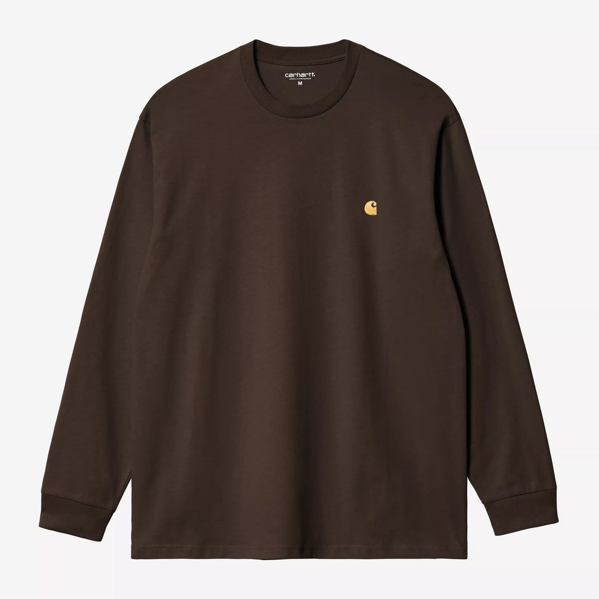 Carhartt WIP LS Chase T-Shirt - Tobacco / Gold