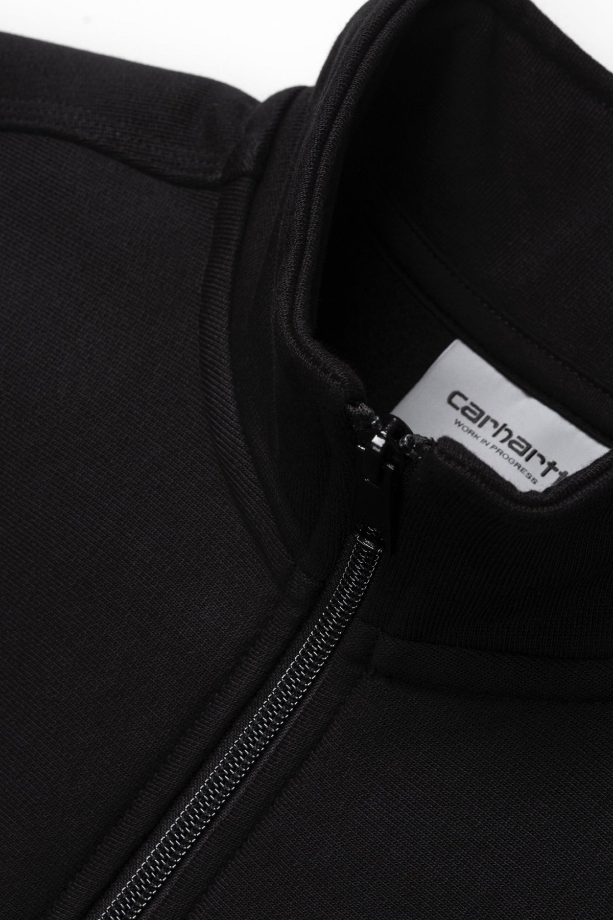 Carhartt WIP 1/2 Zip American Script Sweat - Black