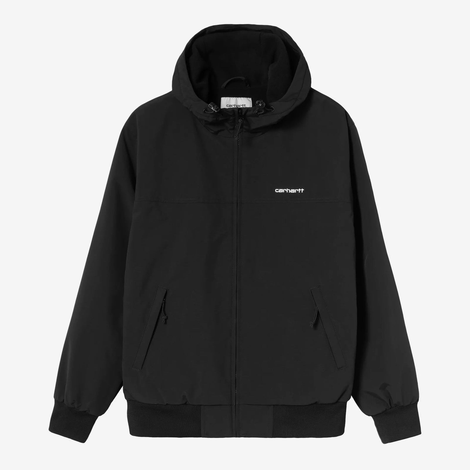 Carhartt WIP Hooded Sail Jacket - Black / White