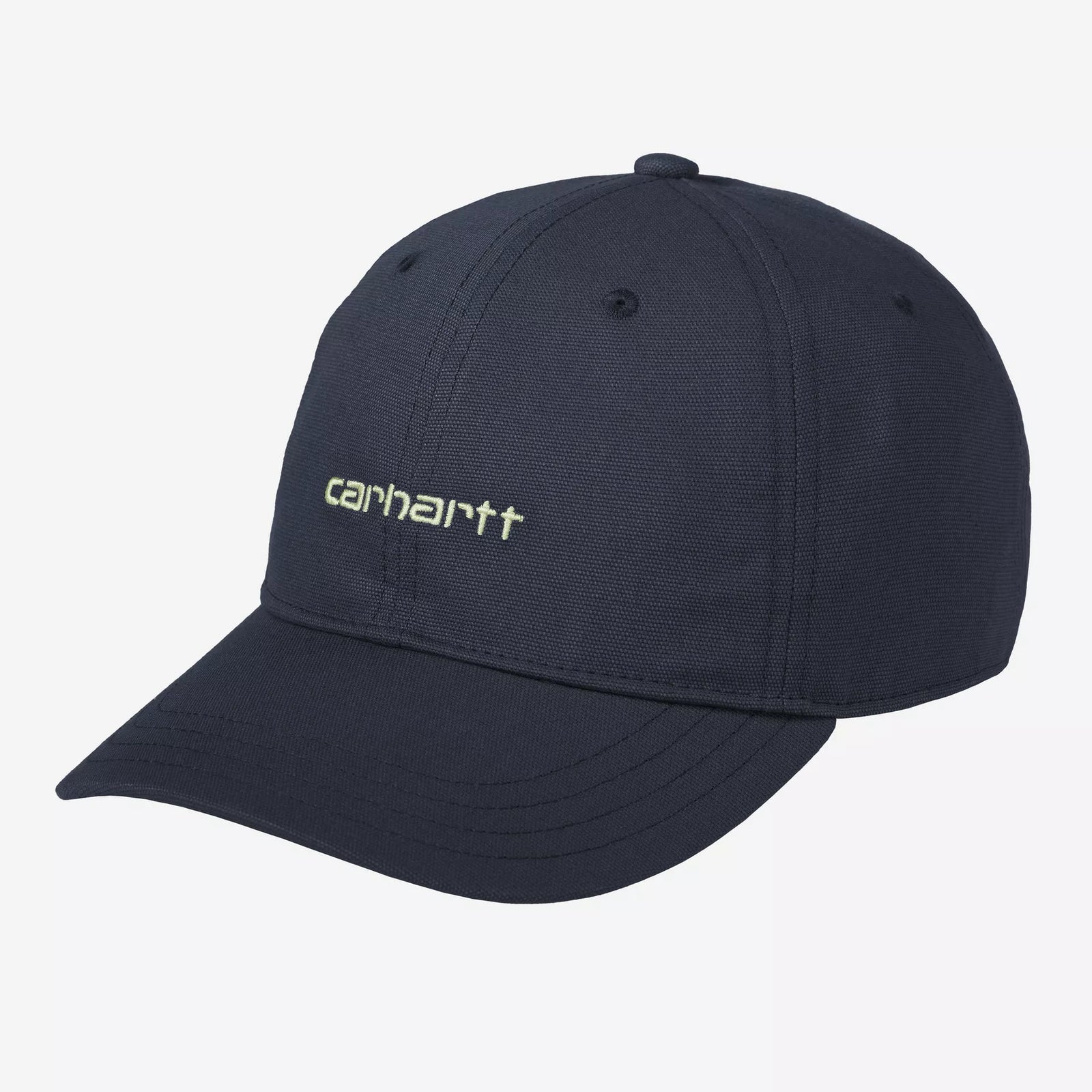 Carhartt WIP Canvas Script Cap - Deep Night