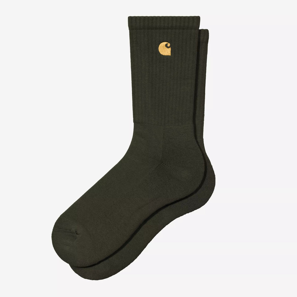 Carhartt WIP Chase Socks - Olive / Gold