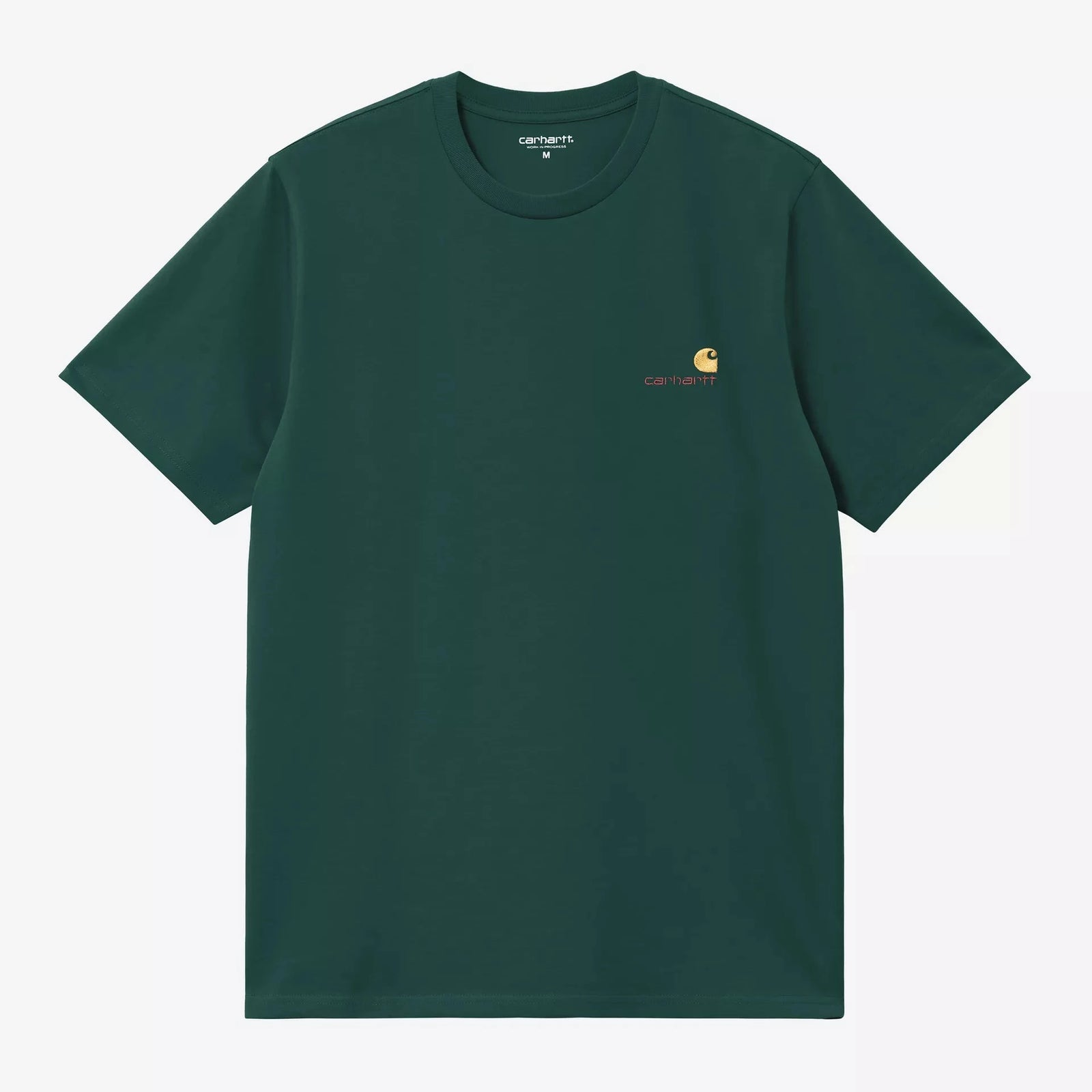 Carhartt WIP American Script T-Shirt - Dark Fir