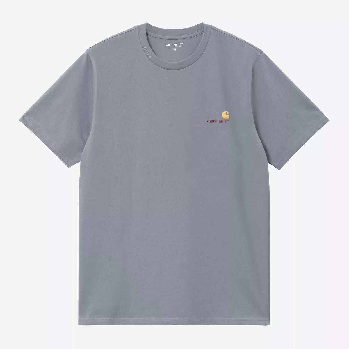 Carhartt WIP American Script T-Shirt - Shady Blue