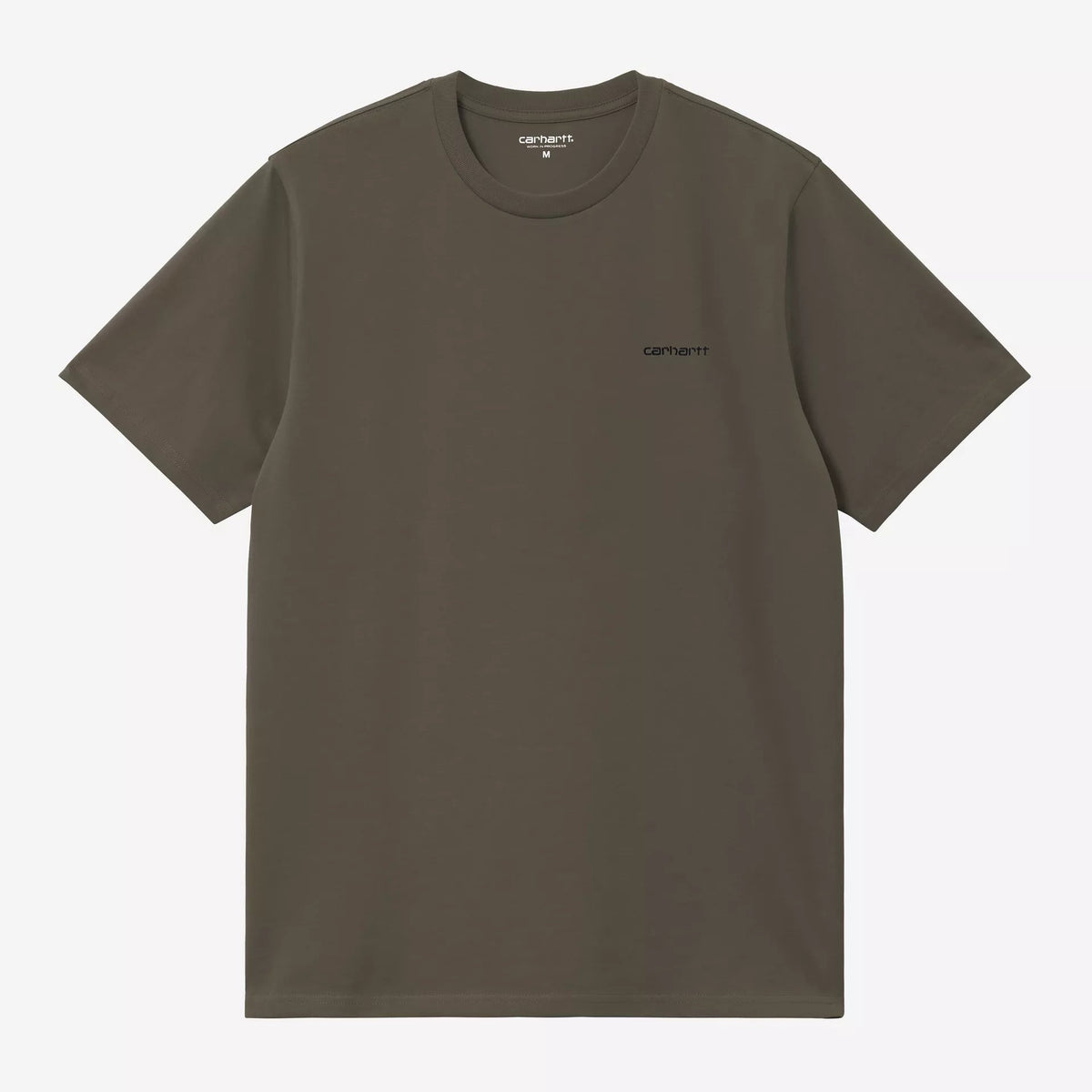Carhartt WIP Script Embroidery T-Shirt - Cypress / Black