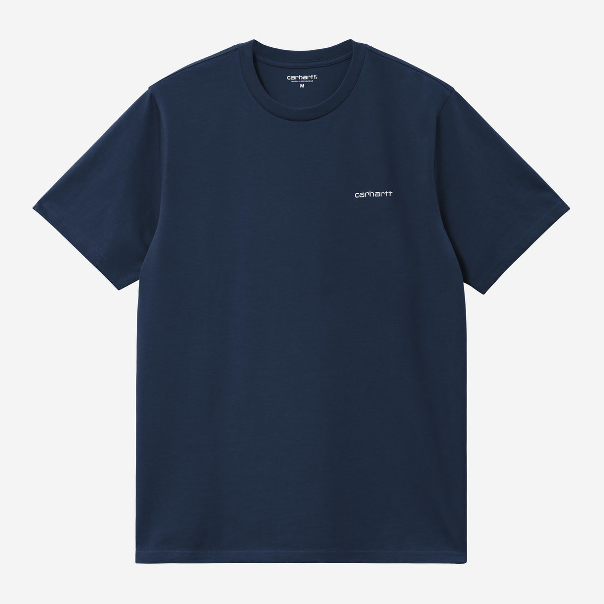 Carhartt WIP Script Embroidery T-Shirt - Jupiter / White