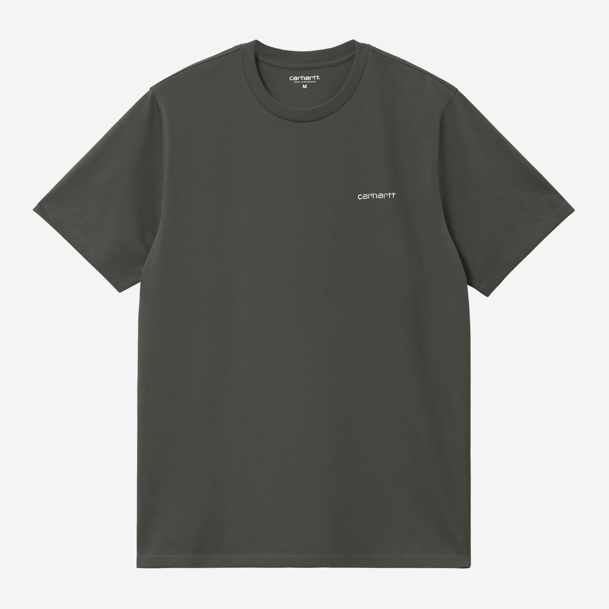 Carhartt WIP Script Embroidery T-Shirt - Opuntia / White
