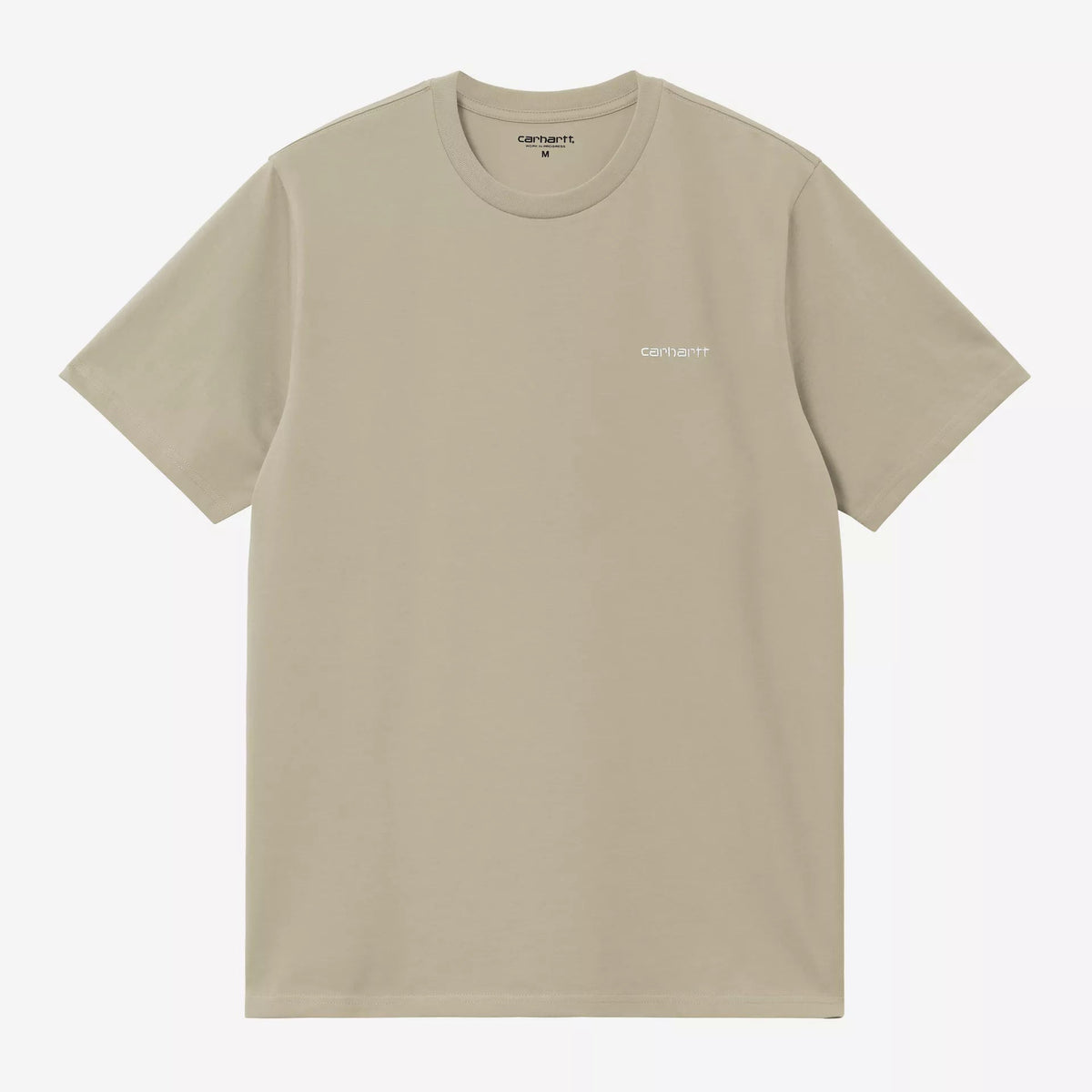 Carhartt WIP Script Embroidery T-Shirt - Barchan / White