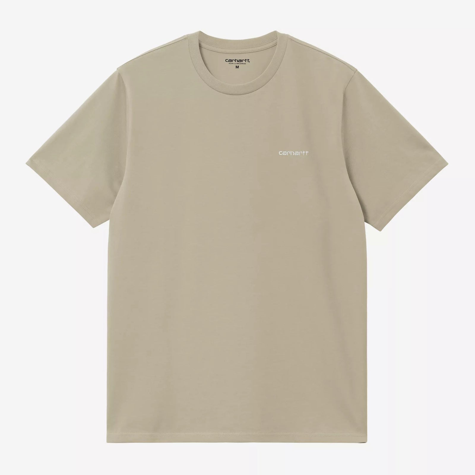 Carhartt WIP Script Embroidery T-Shirt - Barchan / White