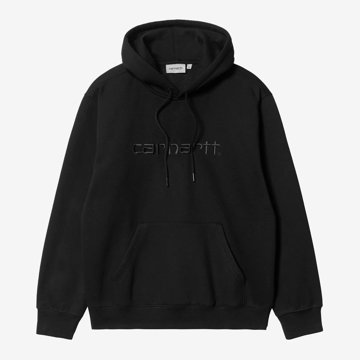 Carhartt WIP Hooded Carhartt Sweat - Black / Black