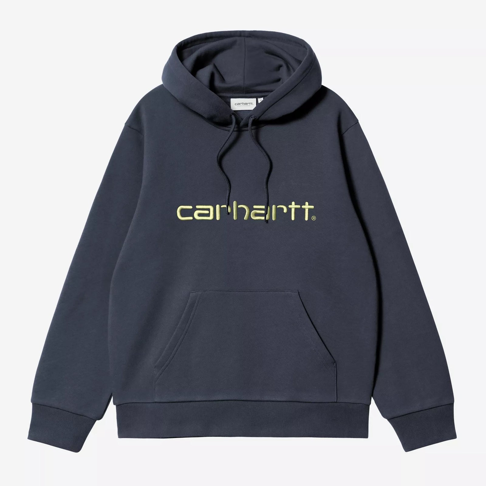 Carhartt WIP Hooded Carhartt Sweat - Deep Night / Gentle Green