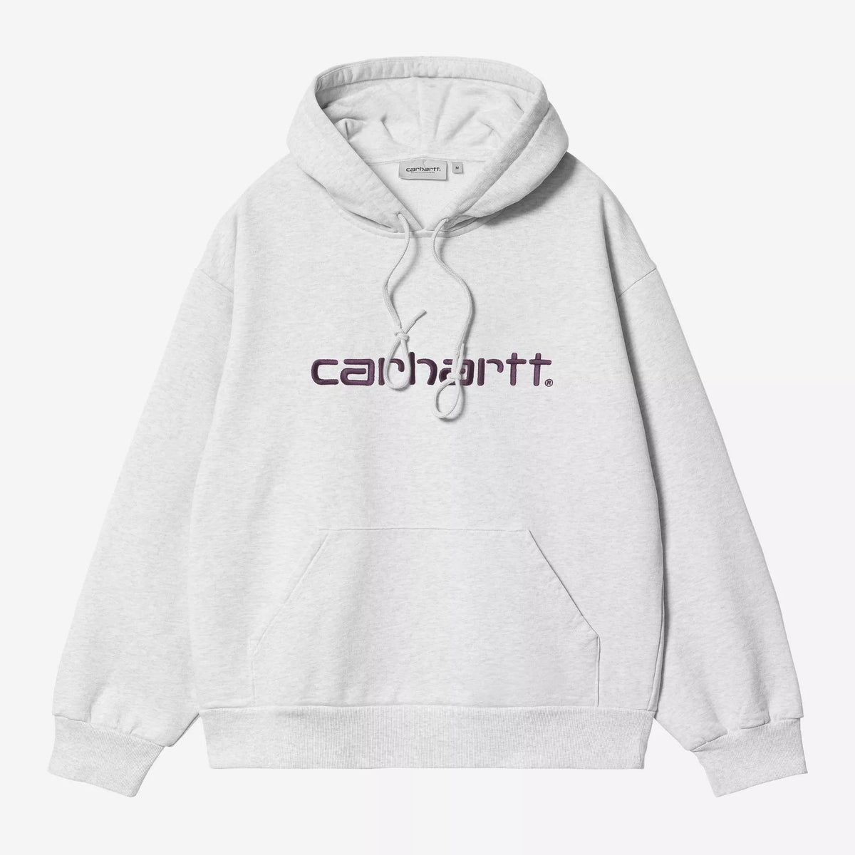 Carhartt WIP Hooded Carhartt Sweat - Ash Heather / Cozy Purple