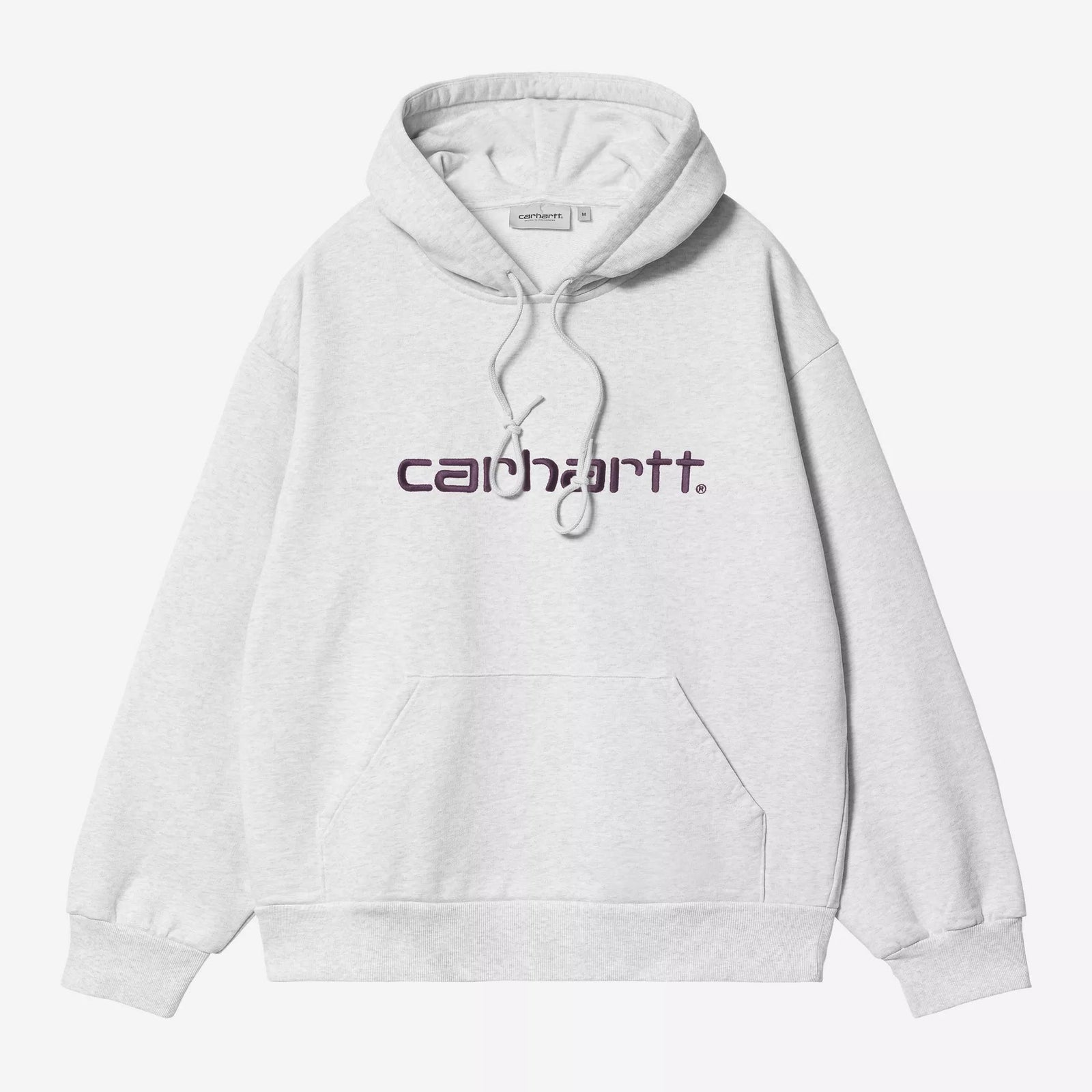 Carhartt WIP Hooded Carhartt Sweat - Ash Heather / Cozy Purple