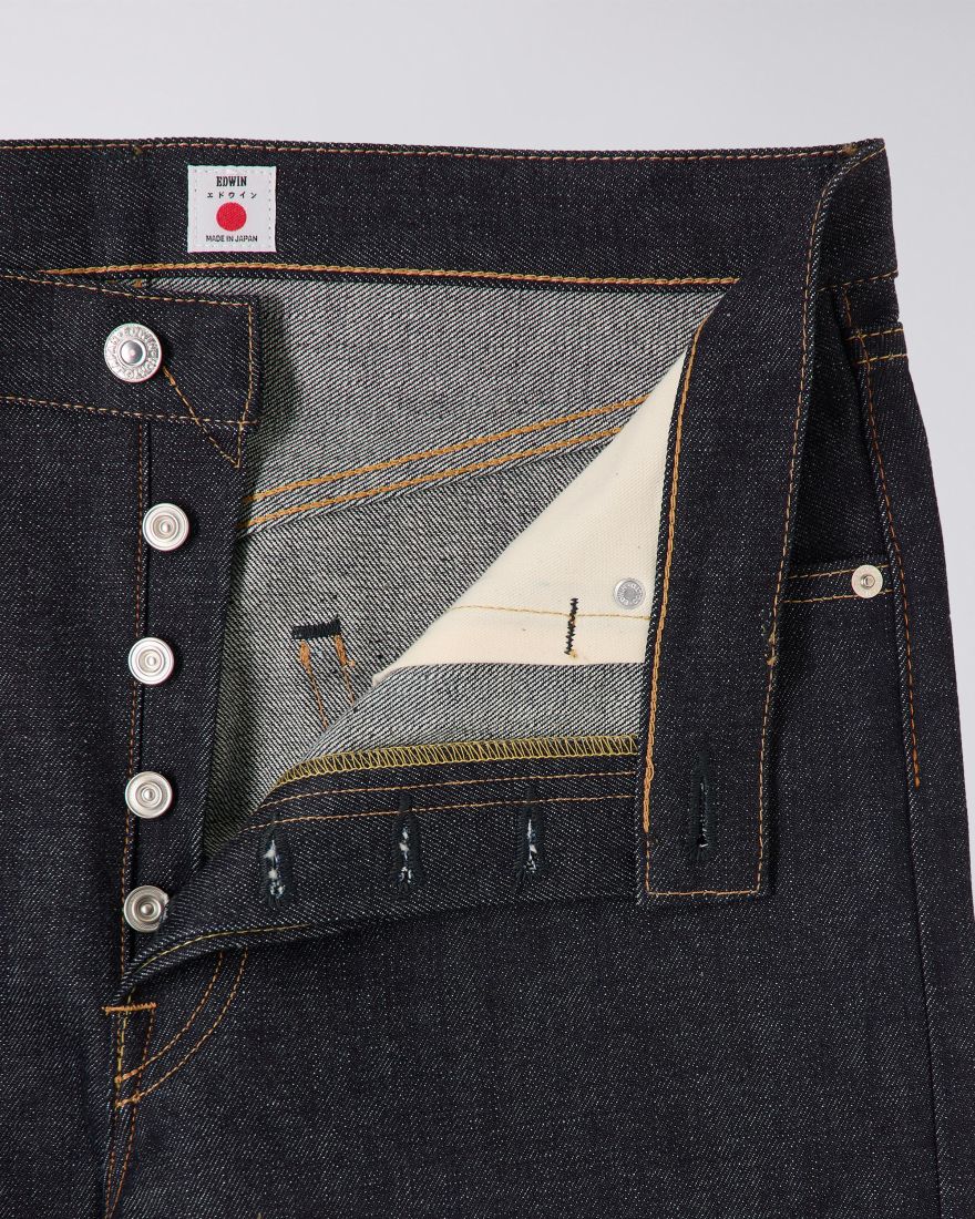 Edwin Loose Straight Jean - Red Selvedge Blue Unwashed