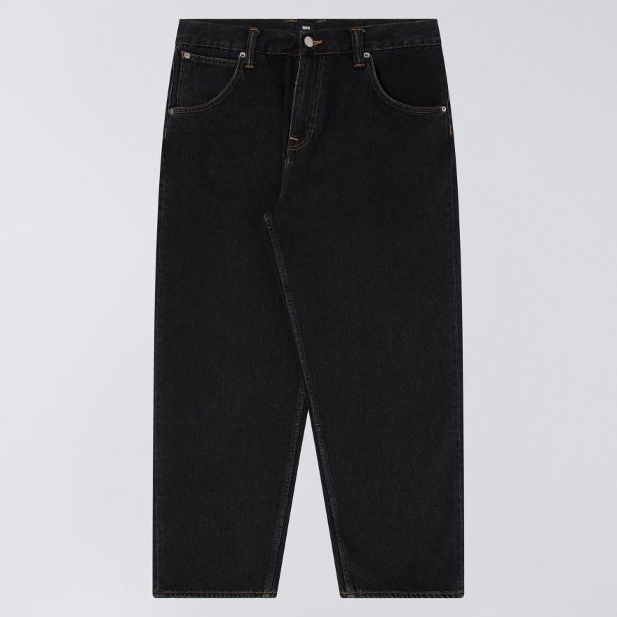 Edwin Tyrell Pant - Black / Dark Marble Wash