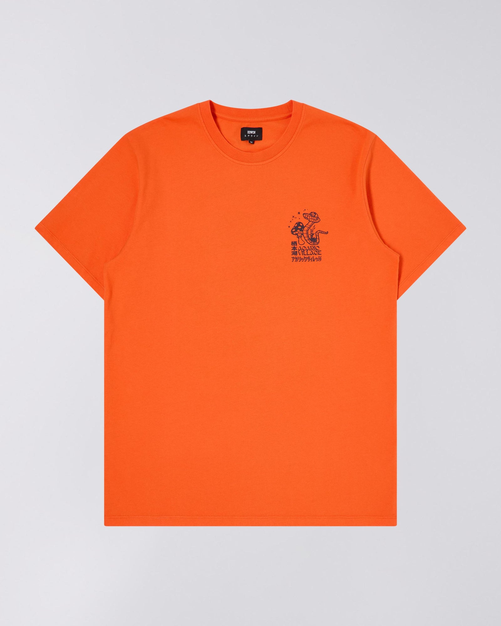 Edwin Agaric Village T-Shirt - Tangerine