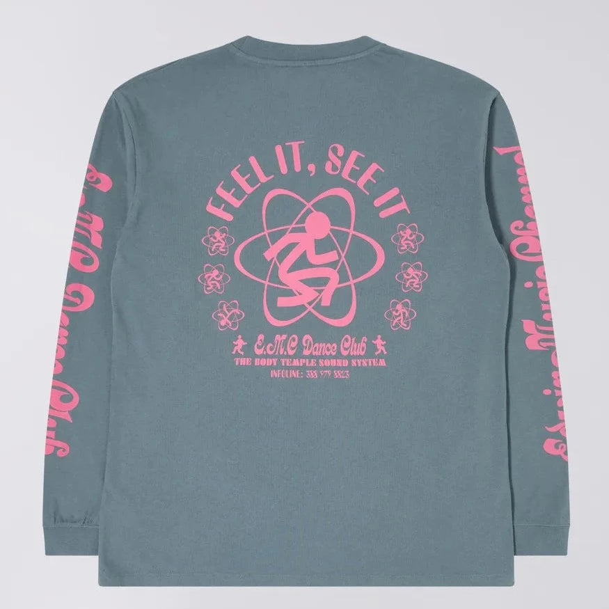 Edwin EMC Dance Club LS T-Shirt - Stormy Weather