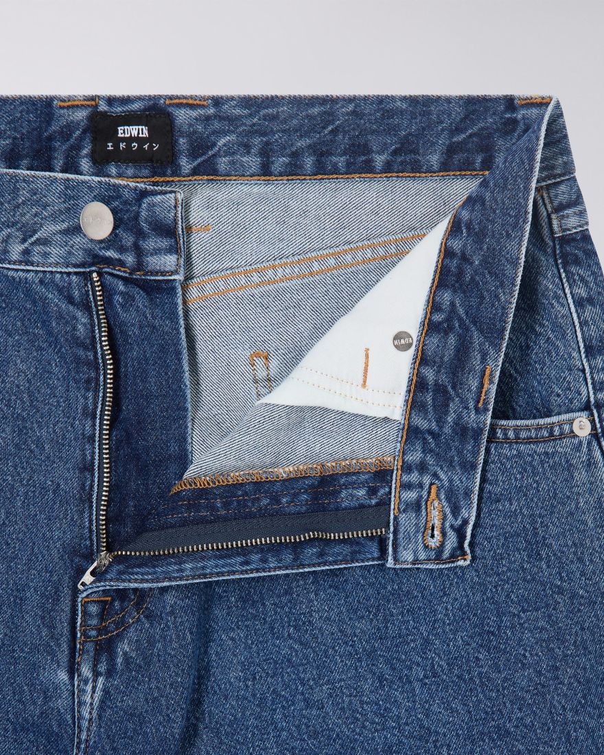 Edwin Tyrell Short - Blue Mid Marble Wash