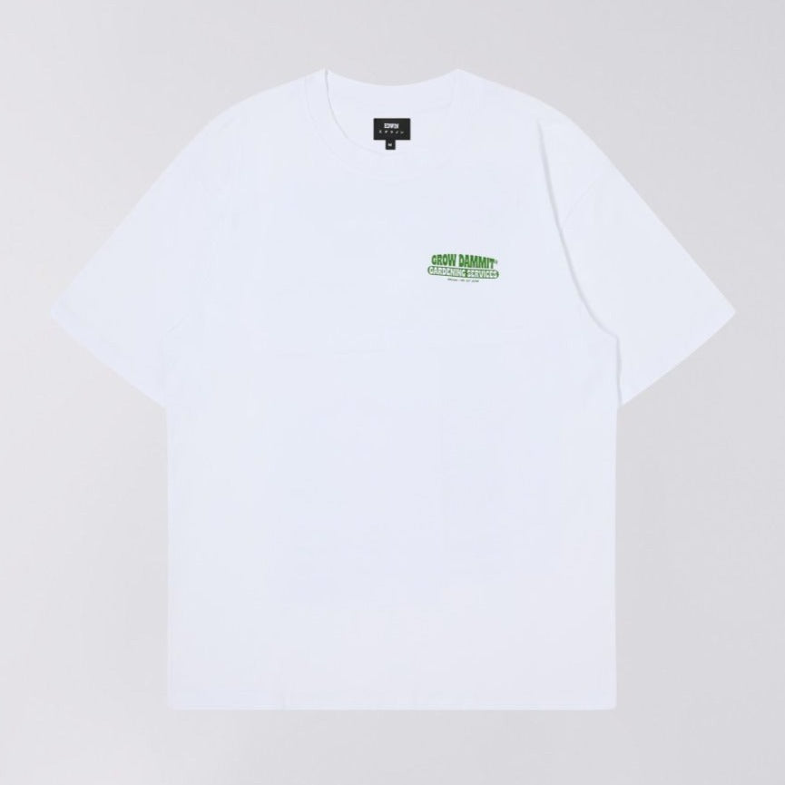 Edwin Gardening Services T-Shirt - White