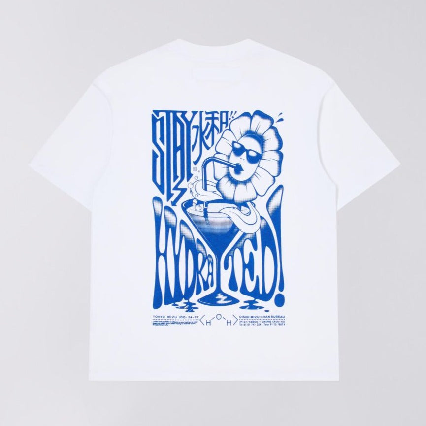 Edwin Stay Hydrated T-Shirt - White
