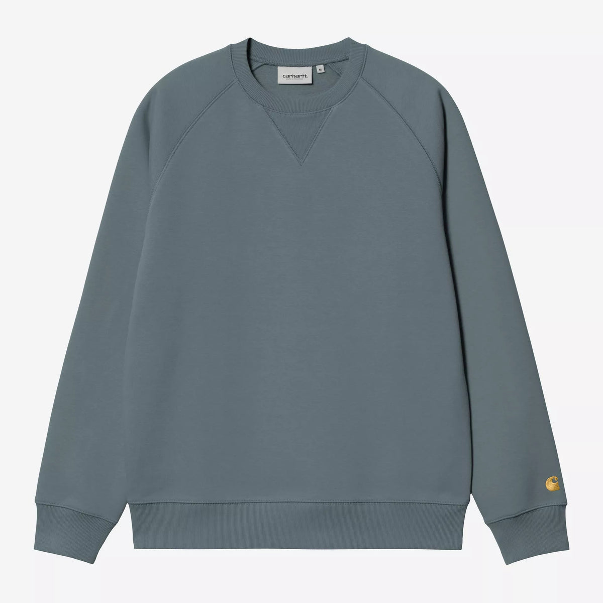 Carhartt WIP Chase Sweat - Cozy Blue / Gold
