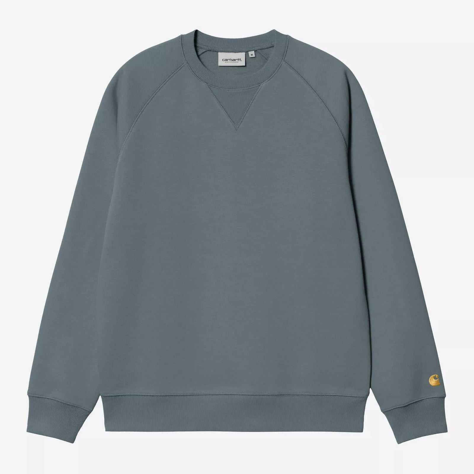 Carhartt WIP Chase Sweat - Cozy Blue / Gold